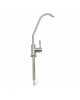 Wellon RO Faucet with Single Lever Handle | High Arc Drinking Water Tap | Brushed Stainless Steel Finish | Countertop Mount | For RO & Water Purifier